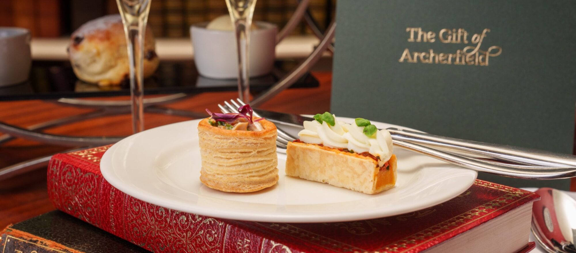 Afternoon tea with champagne and gift voucher, Archerfield.